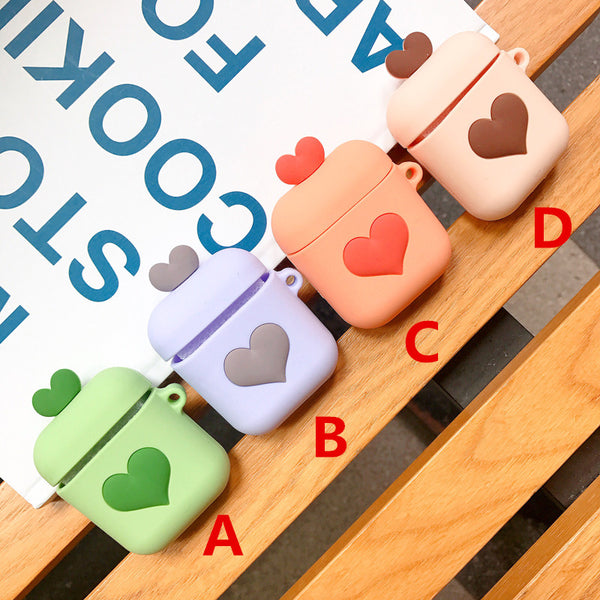 Lovely Heart Airpods Protector JK1244