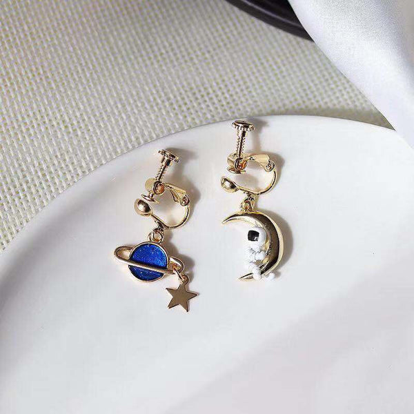 Fashion Moon Earrings/Clips JK1986