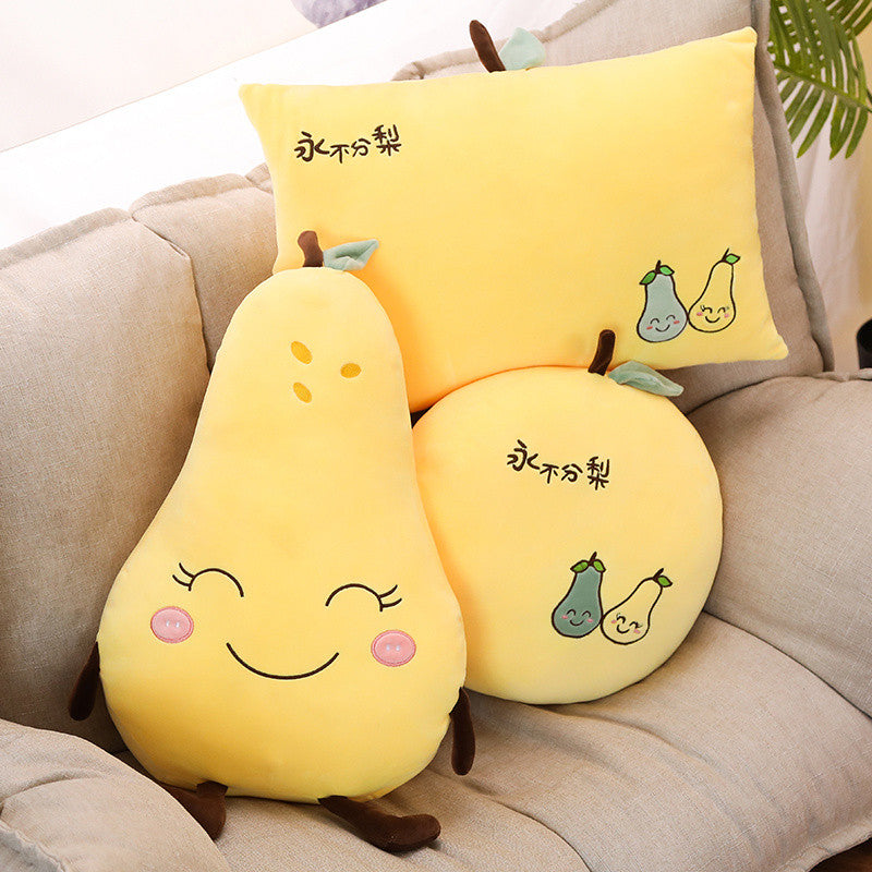 Cute Pear Plush Hold Pillow JK1586