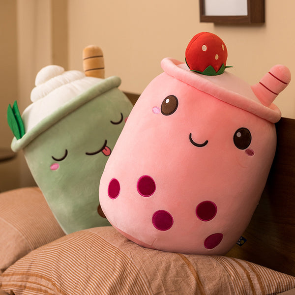 Cute Bubble Tea Plush Hold Pillow JK3086