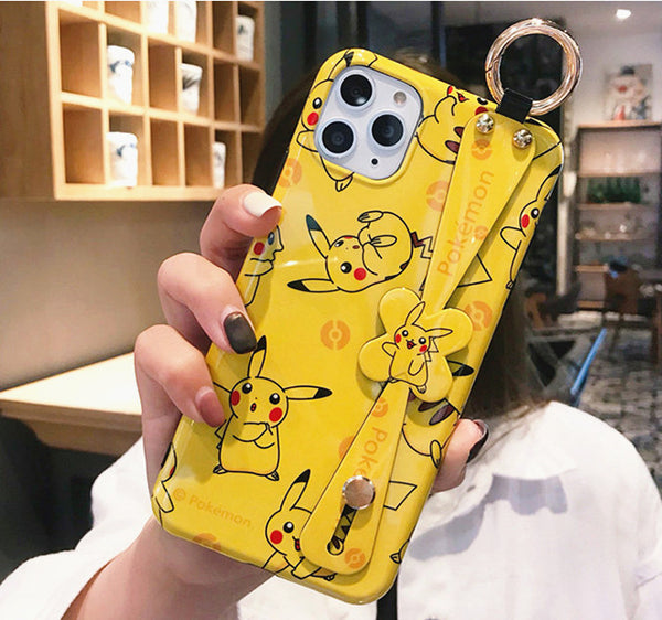 Cute Pikachu Phone Case for iphone 7/7plus/8/8P/X/XS/XR/XS Max/11/11 pro/11 pro max JK1893