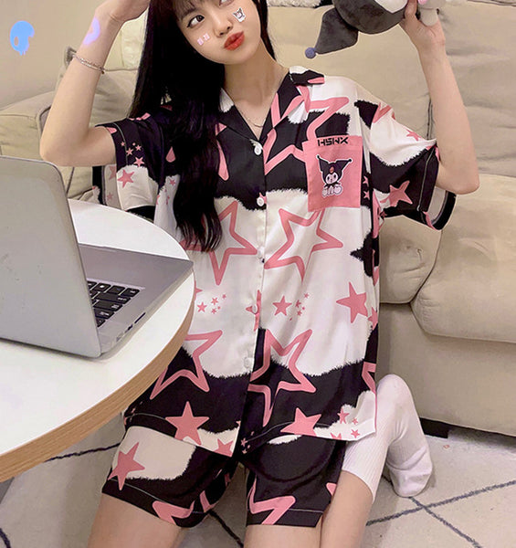 Fashion Anime Summer Pajamas Suit JK3496