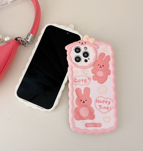 Lovely Rabbit Phone Case for iphone 11/11 pro/11 pro max/12/12pro/12pro max/13/13pro/13pro max JK3269