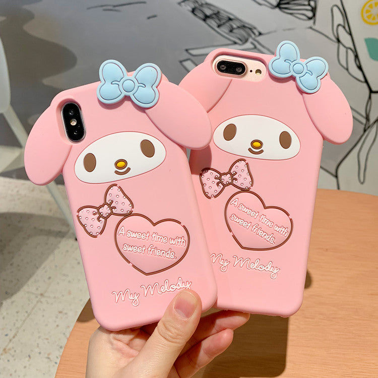 Pink Mymelody and Cinnamoroll Phone Case for iphone 6/6s