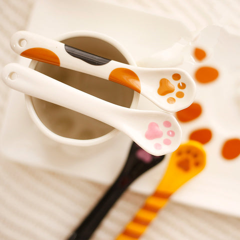Cats Paws Ceramic Spoon JK1123