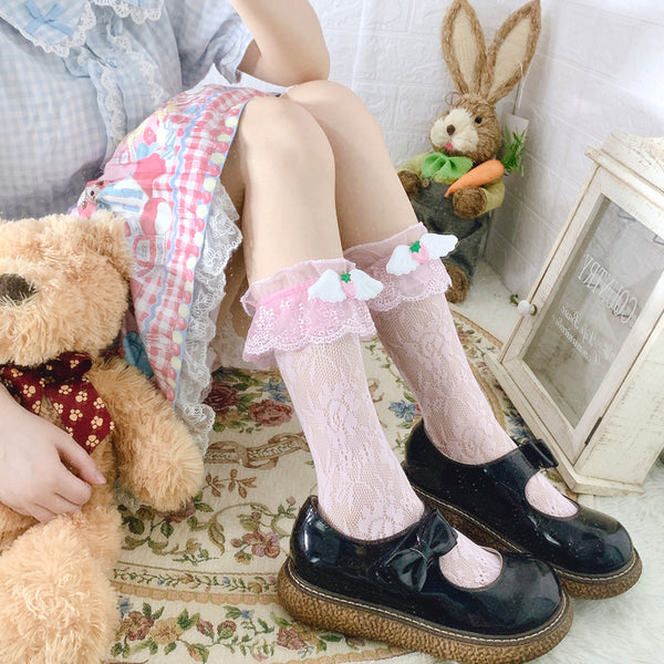 Lolita Strawberry Socks JK2300