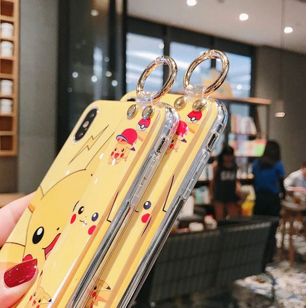 Lovely Pikachu Phone Case for iphone 6/6s/6plus/7/7plus/8/8P/X/XS/XR/XS Max JK1885