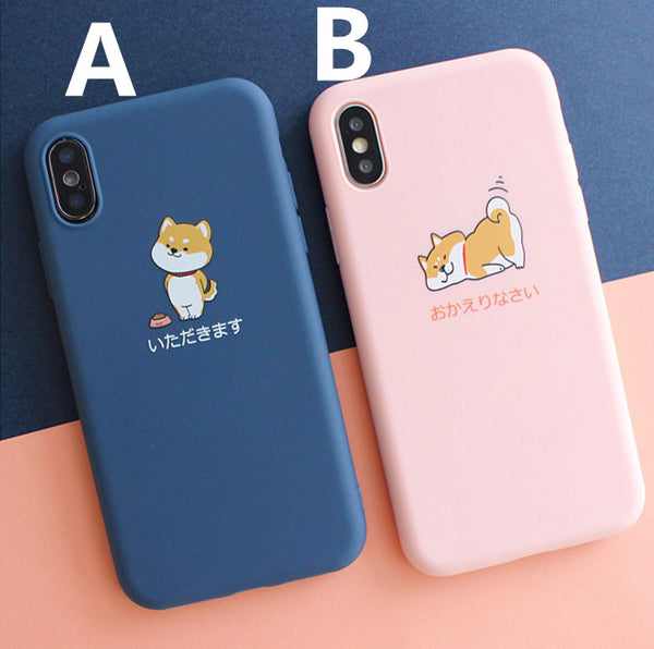 Lovely Dog Phone Case for iphone 6/6s/6plus/7/7plus/8/8P/X/XS/XR/XS Max JK1995