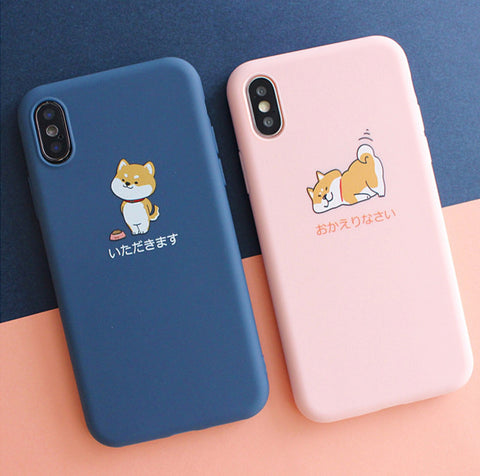 Lovely Dog Phone Case for iphone 6/6s/6plus/7/7plus/8/8P/X/XS/XR/XS Max JK1995