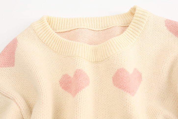 Fashion Heart Sweater Dress JK2142 – Juvkawaii