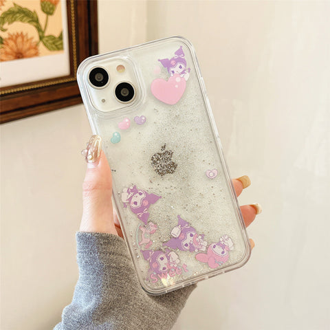 Kawaii Kuromi Phone Case for iphone 11/11pro/11pro max/12/12pro/12pro max/12mini/13/13pro/13pro max/14/14pro/14plus/14pro max JK3523