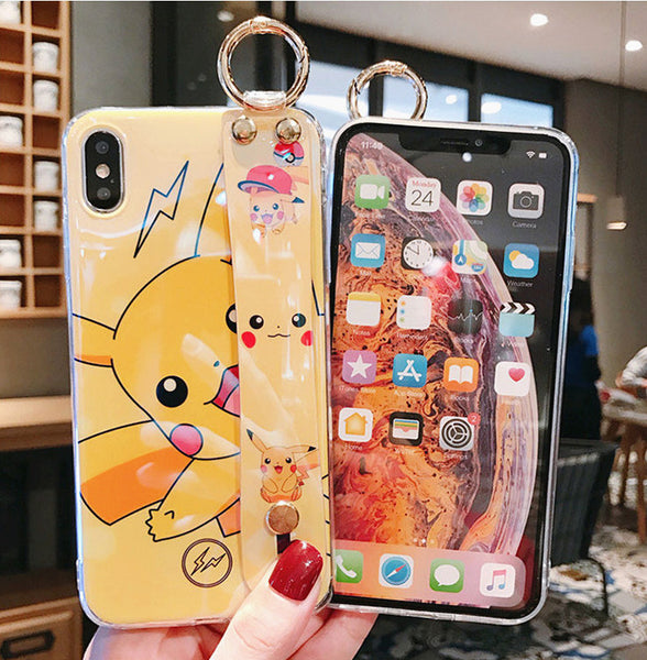 Lovely Pikachu Phone Case for iphone 6/6s/6plus/7/7plus/8/8P/X/XS/XR/XS Max JK1885