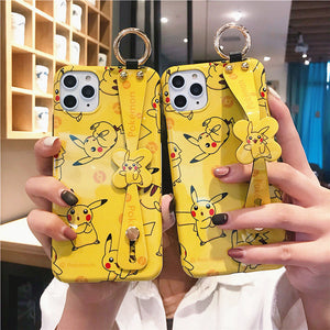 Cute Pikachu Phone Case for iphone 7/7plus/8/8P/X/XS/XR/XS Max/11/11 pro/11 pro max JK1893