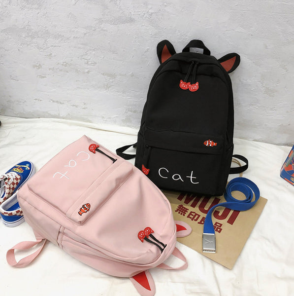 Lovely Cat Backpack JK2307