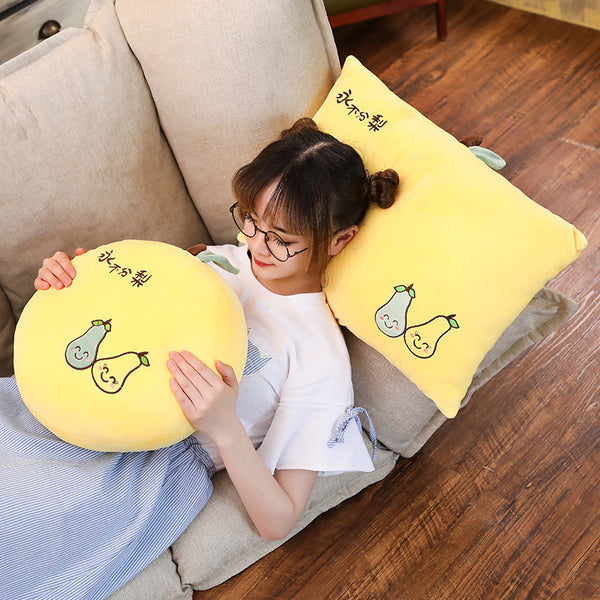 Cute Pear Plush Hold Pillow JK1586