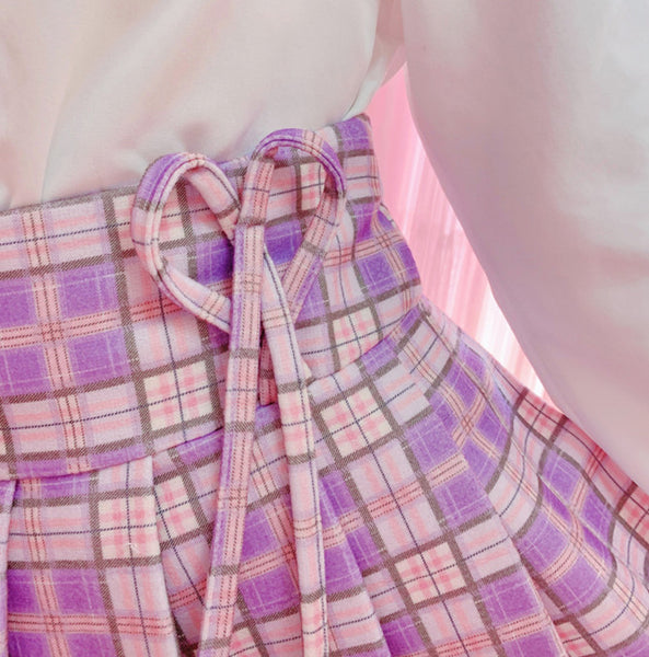 Fashion Girl Plaid Skirt JK2967