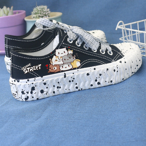 Kawaii Cats Canvas Shoes JK3341