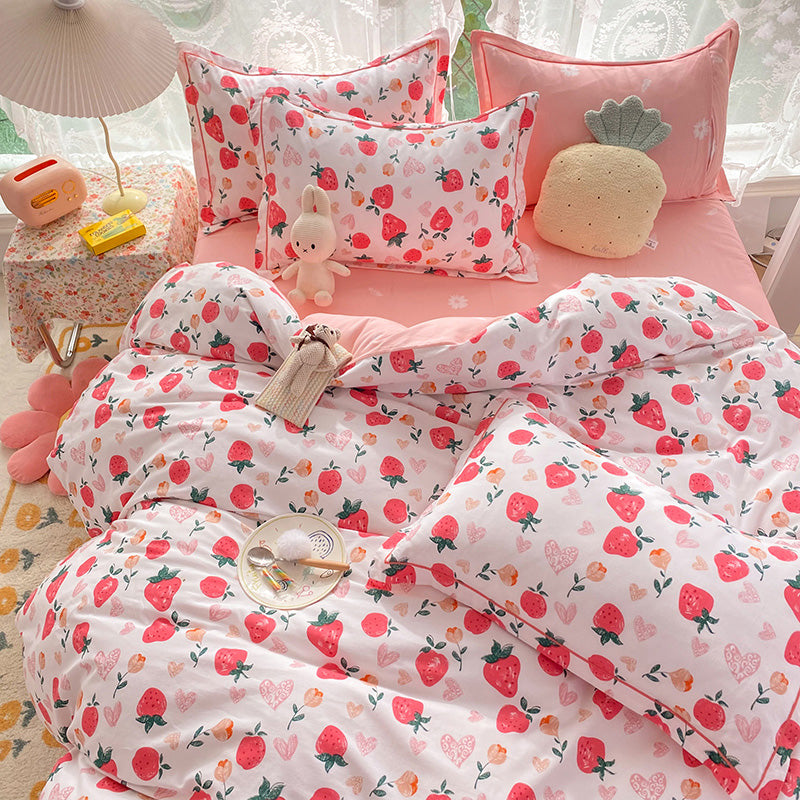 Sweet Strawberry Bedding Set JK2923