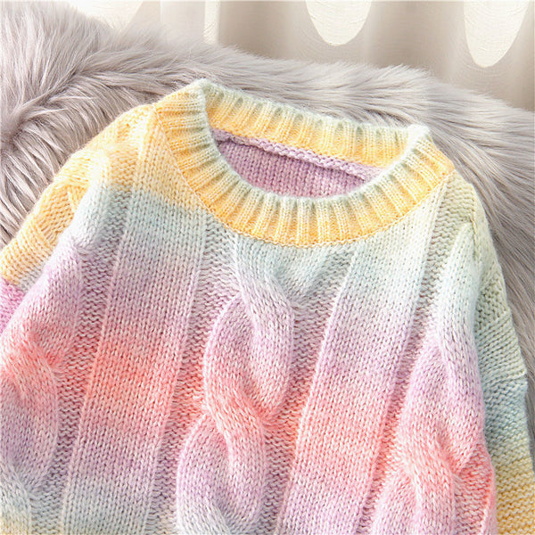 Fashion Rainbow Sweater JK2709