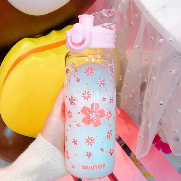 Sweet Hearts and Flowers Water Bottle  JK1483