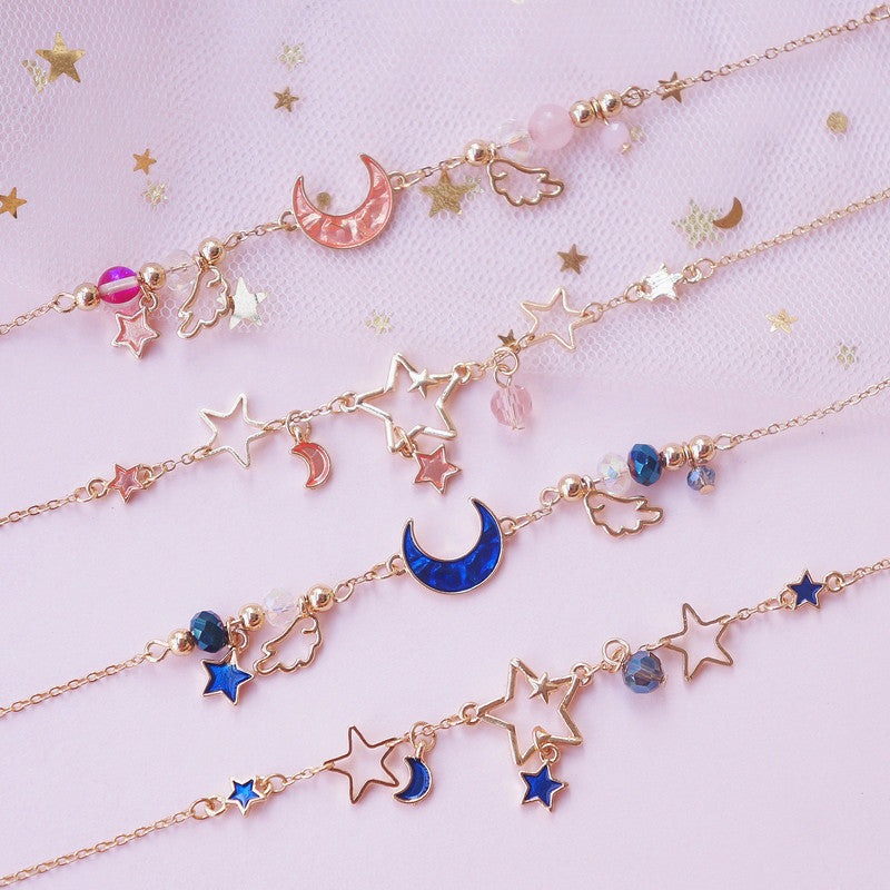 Fashion Moon and Stars Bracelet JK1562