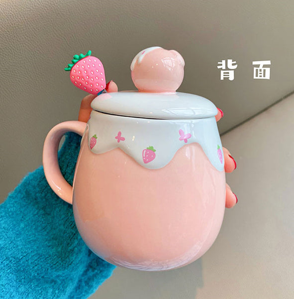 Sweet Strawberry Mug Cup JK2782