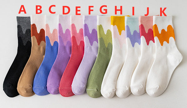 Fashion Color Socks JK2389
