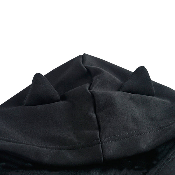 Black Cat Ears Hoodie and Skirt JK2238