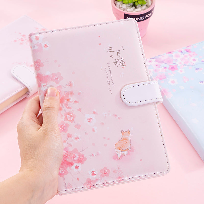 Sakura Cat Notebook JK2356