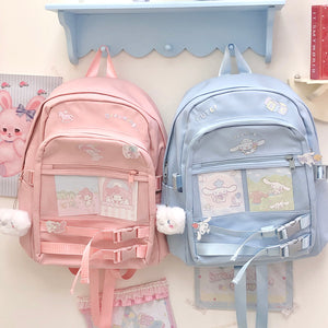 Anime School Backpack Demon Slayer Hot Sale Anime Backpack Nezuko Tanjirou  Canvas Cosplay Bag Large Capacity Kawaii School Bag  Fruugo IN