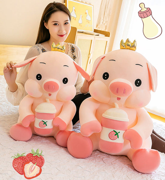 Lovely Pig Plush Hold Pillow JK3484