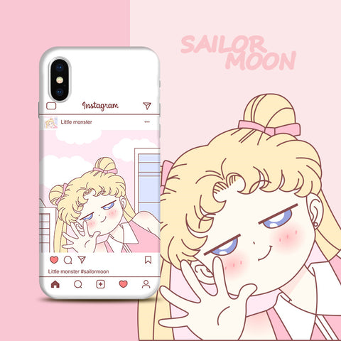 Lovely Usagi Phone Case for iphone 6/6s/6plus/7/7plus/8/8P/X/XS/XR/XS Max JK1337