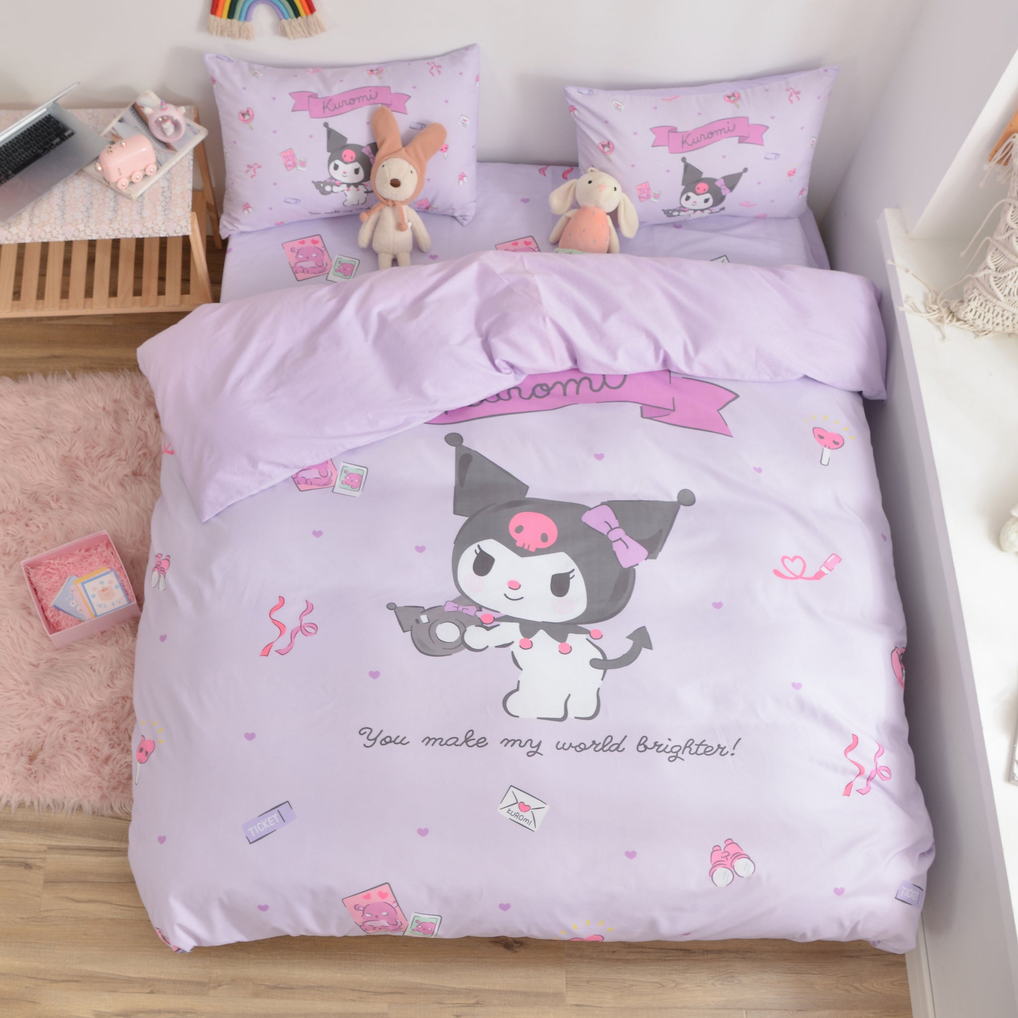 Premium AI Image | Charming Anime Bed Drawing With Realistic Light And  Color Usage