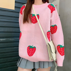 Fashion Strawberry Sweater JK1958