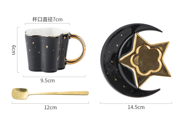 Moon and Star Mug Cup Set JK2949