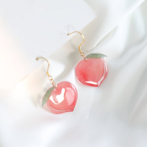 Cute Peach Earrings/Clips JK2221