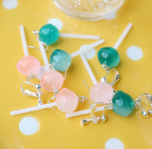 Sweet Candy Earrings/Clips JK2844
