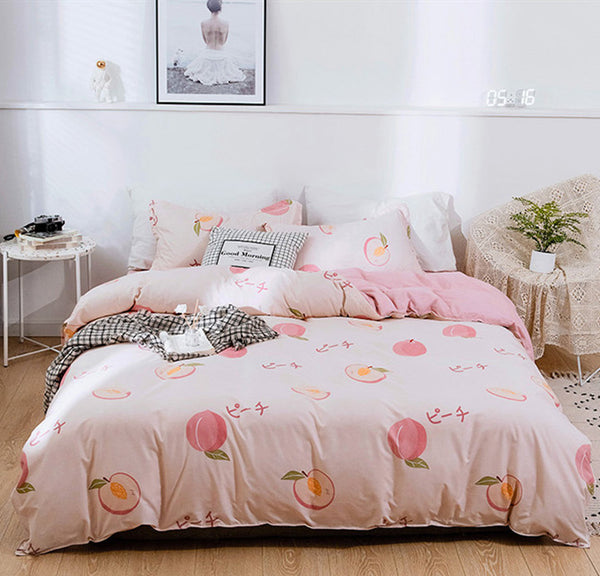 Cute Peach Bedding Set JK2091