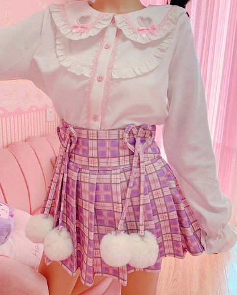 Fashion Girl Plaid Skirt JK2967