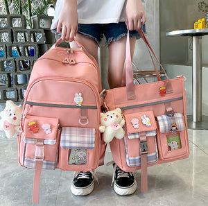 Fashion Cartoon Backpack Set JK3261