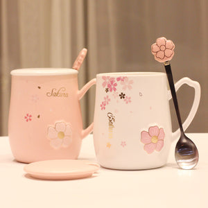 Cute Sakura Mug Cup JK2638