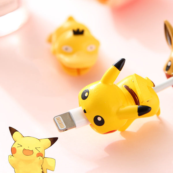 Kawaii Pikachu Phone Charger Date Wire Protector JK1529