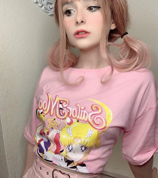 New Style Loose Sailormoon T-shirt JK1645