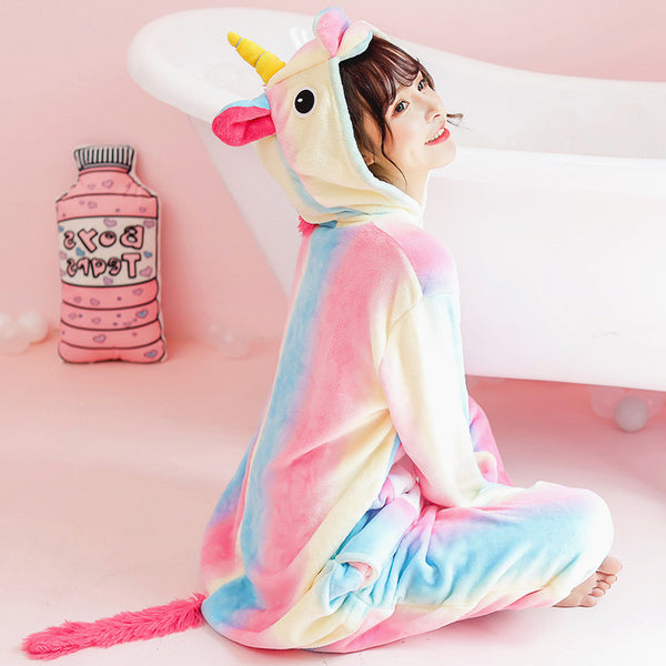Colorful Unicorn Winter Pajamas JK1884