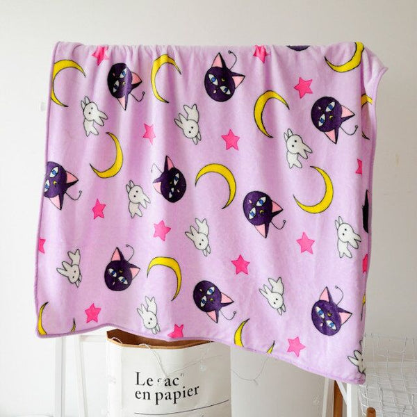 Cute Luna Blanket and Pillow Cover JK2495