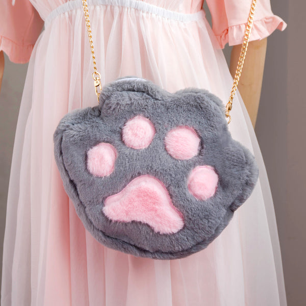 Soft Cats Paw Shoulder Bag JK1356