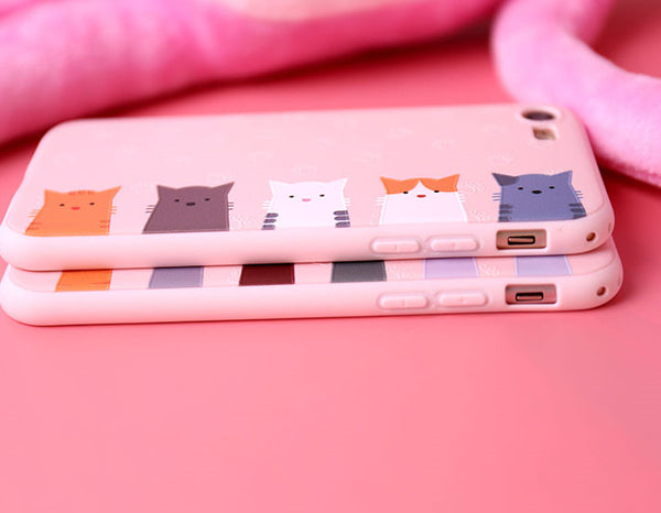 Many Cats and Paws Phone Case for iphone 6/6s/6plus/7/7plus/8/8P/X/XS/XR/XS Max JK1314