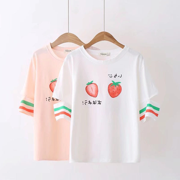 Cute Strawberry T-Shirt  JK1345