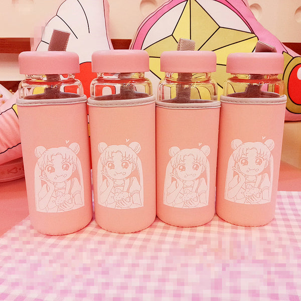 Sailormoon Usagi Water Glass Cup  JK1014