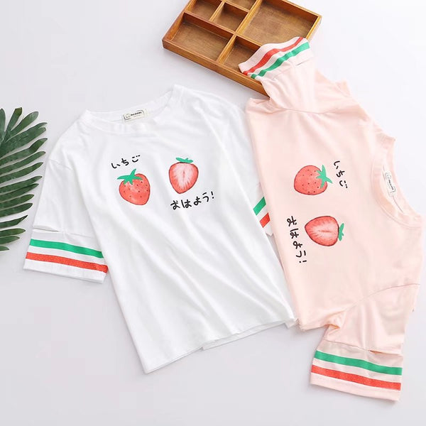 Cute Strawberry T-Shirt  JK1345